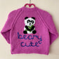 “Beary Cute” Panda Handmade Cardigan Size Approx 2-3 Years