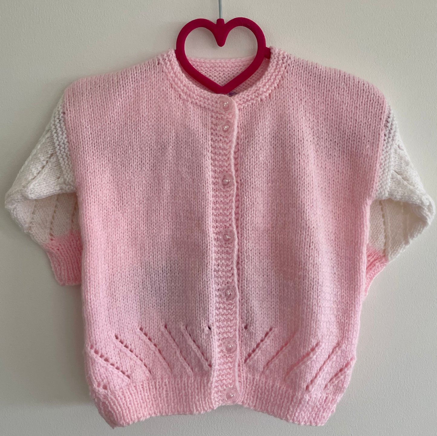 “Ice Lolly Club” Handmade Cardigan Size Approx 18 months - 2.5 Years