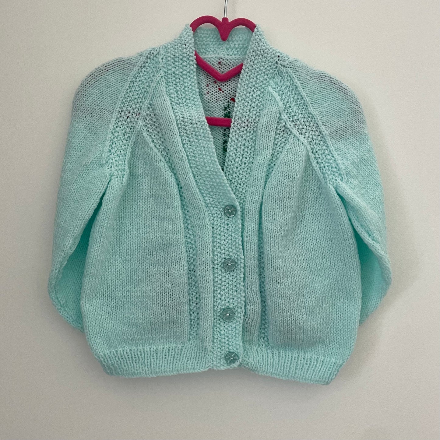 "Tulip Time” Handmade Cardigan Size Approx 2-3 Years