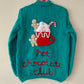 “Hot Chocolate Club” Christmas Handmade Cardigan Size Approx 5-7 Years
