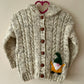🎄Day 3🎄“Ho Ho Ho” Handmade Gnomes Hooded Cardigan Size Approx 2-3 Years