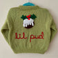 🎄Day 2🎄“Lil Pud” Christmas Handmade Jumper Size Approx 1-2 Years