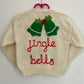 “Jingle Bells” Christmas Handmade Cardigan Size Approx 2-3 Years