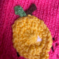 “Squeeze The Day” Lemons Handmade Cardigan Size Approx 2-3 Years