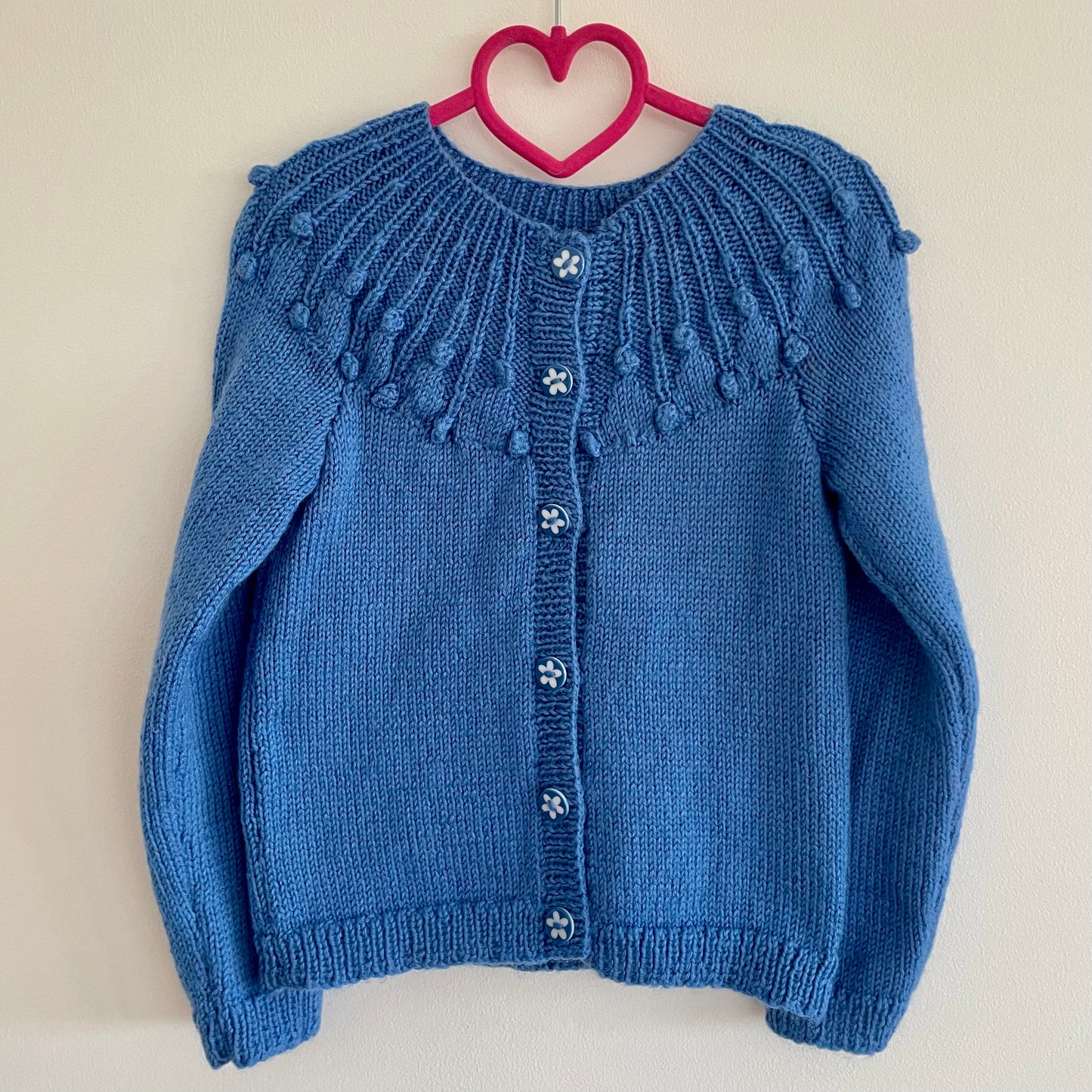 “Powered By Fruit” Handmade Cardigan Size Approx 3-4 Years