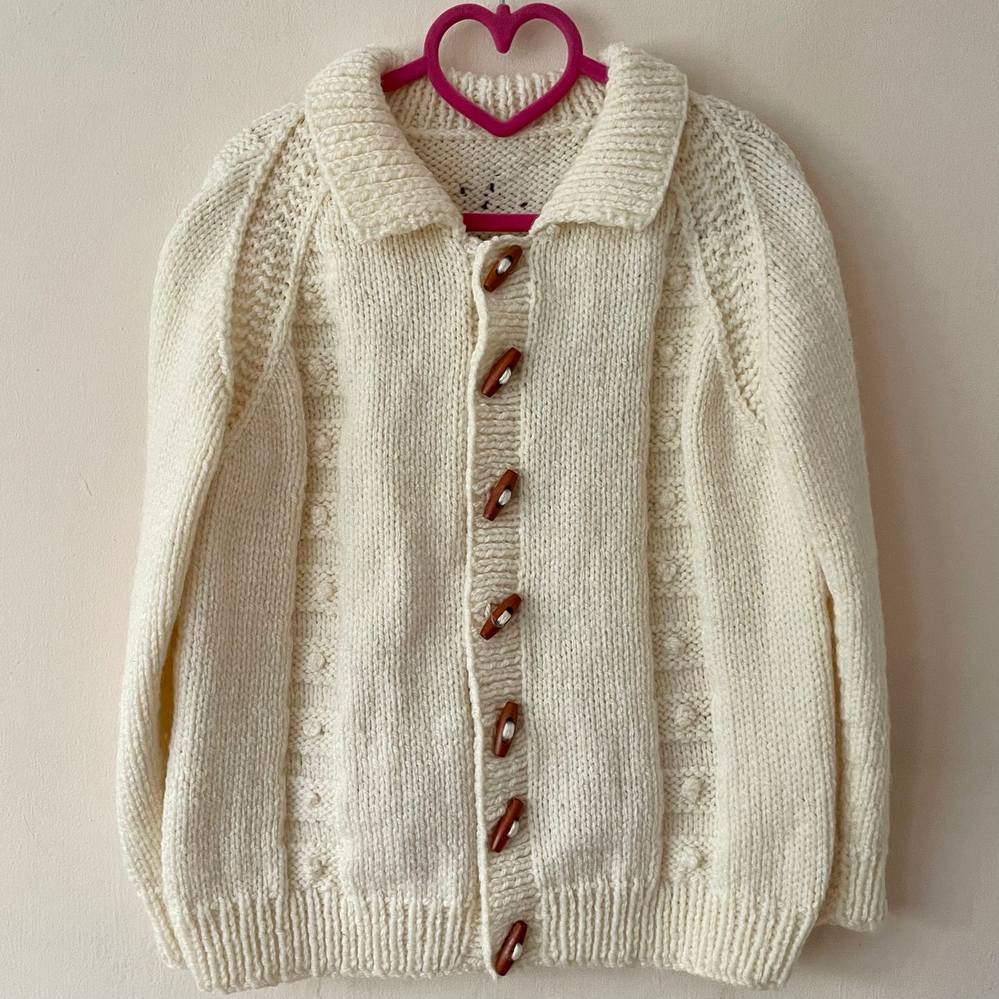 “Believe In The Magic” Christmas Handmade Cardigan Size Approx 5-7 Years
