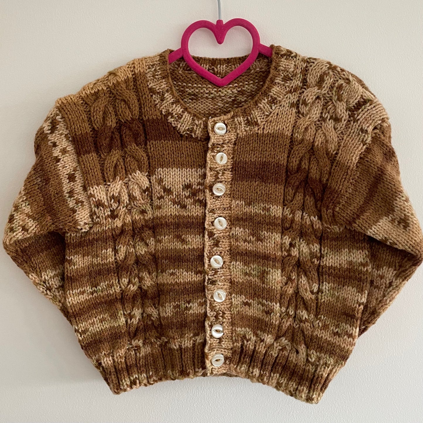 “I Ain't Afraid” Ghosts Handmade Cardigan Size Approx 2.5-3.5 Years