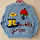 “Puddle Jumper” Handmade Cardigan Size Approx 2-3 Years