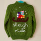 “Sleigh Ride” Christmas Handmade Jumper Size Approx 1-2 Years