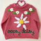 "Oopsy Daisy” Handmade Cardigan Size Approx 2-3 Years
