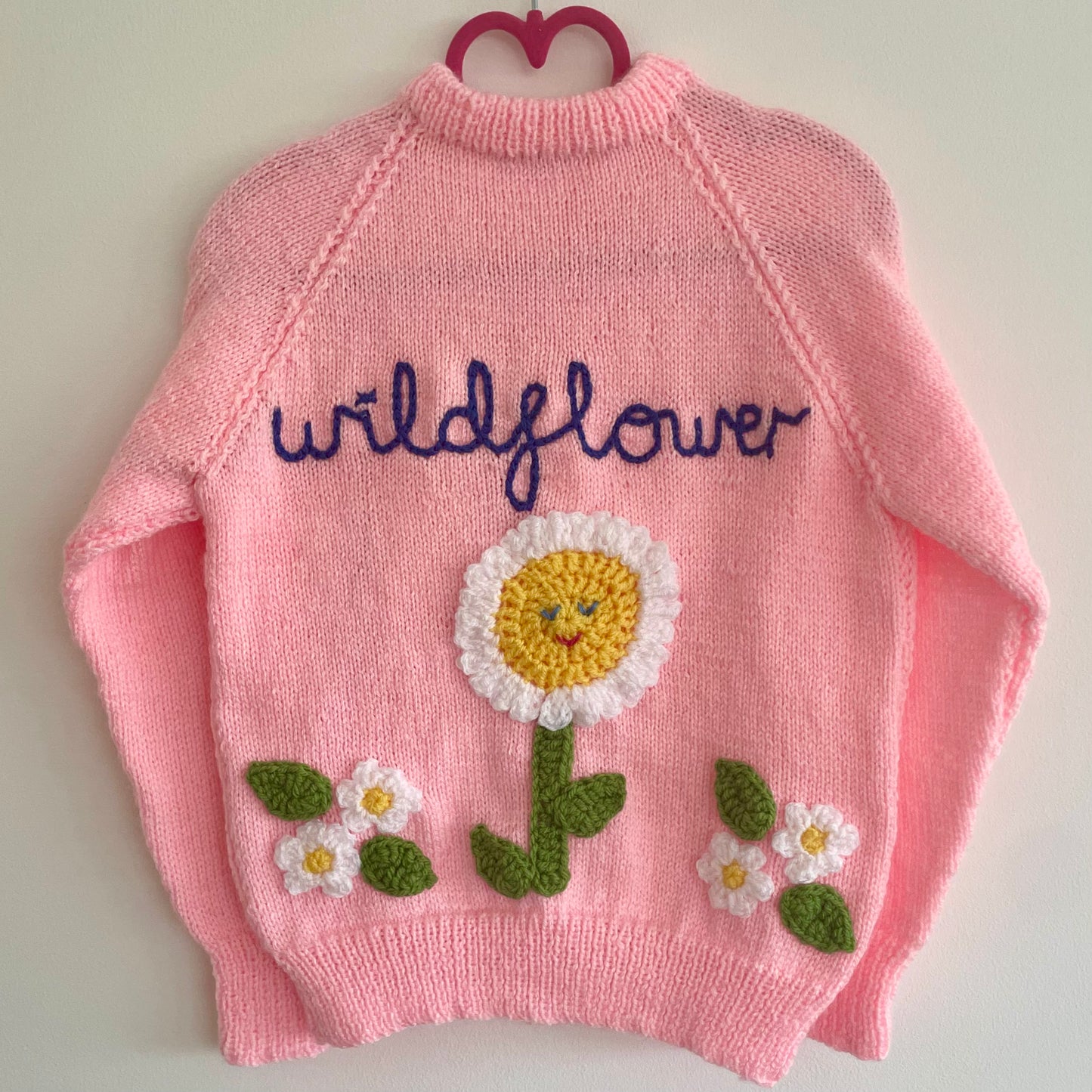 “Wildflower” Handmade Cardigan Size Approx 4-6 Years