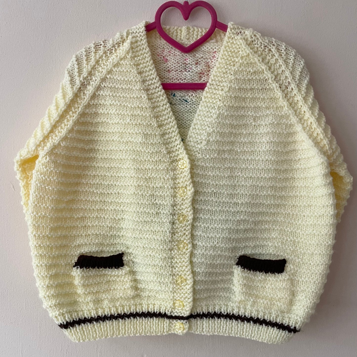 🎄Bonus Knit!🎄“Pigs in Blankets” Christmas Handmade Cardigan Size Approx 3-5 Years