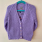 “Magic In The Air” Witch Hot Air Balloon Handmade Cardigan Size Approx 1-2 Years