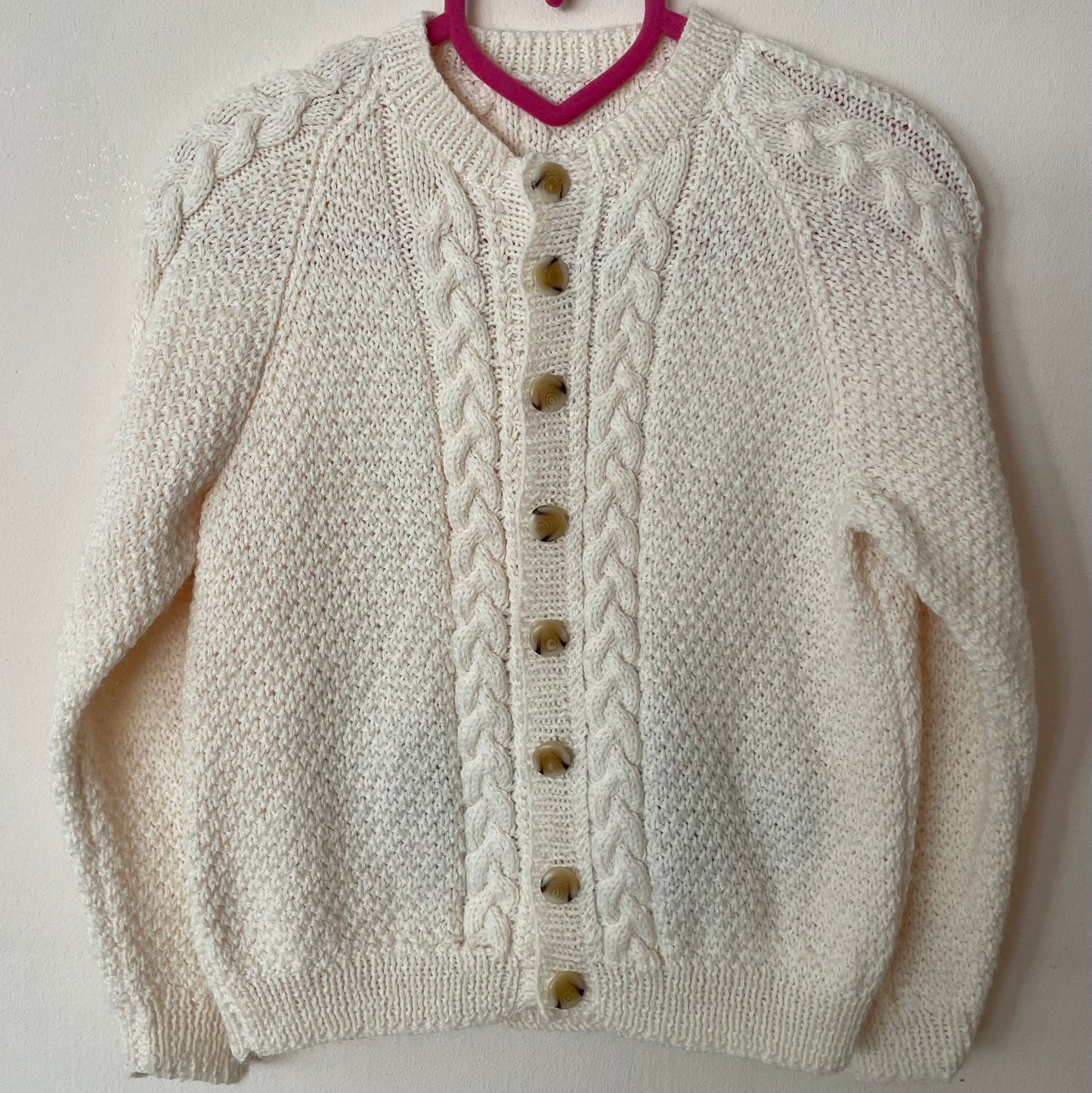 “Trick or Treat” Teddy Handmade Cardigan Size Approx 2-3 Years