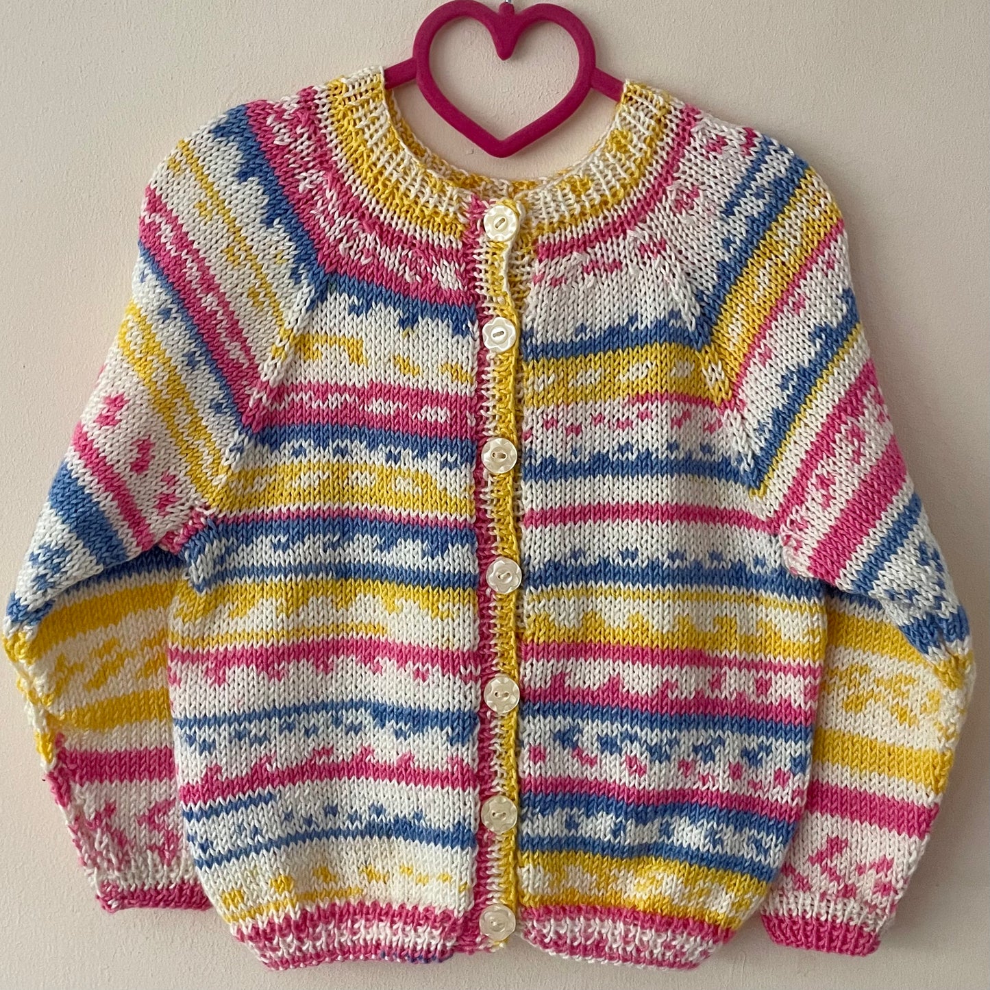 “By The Sea” Beach Handmade Cardigan Size Approx 2-3 Years