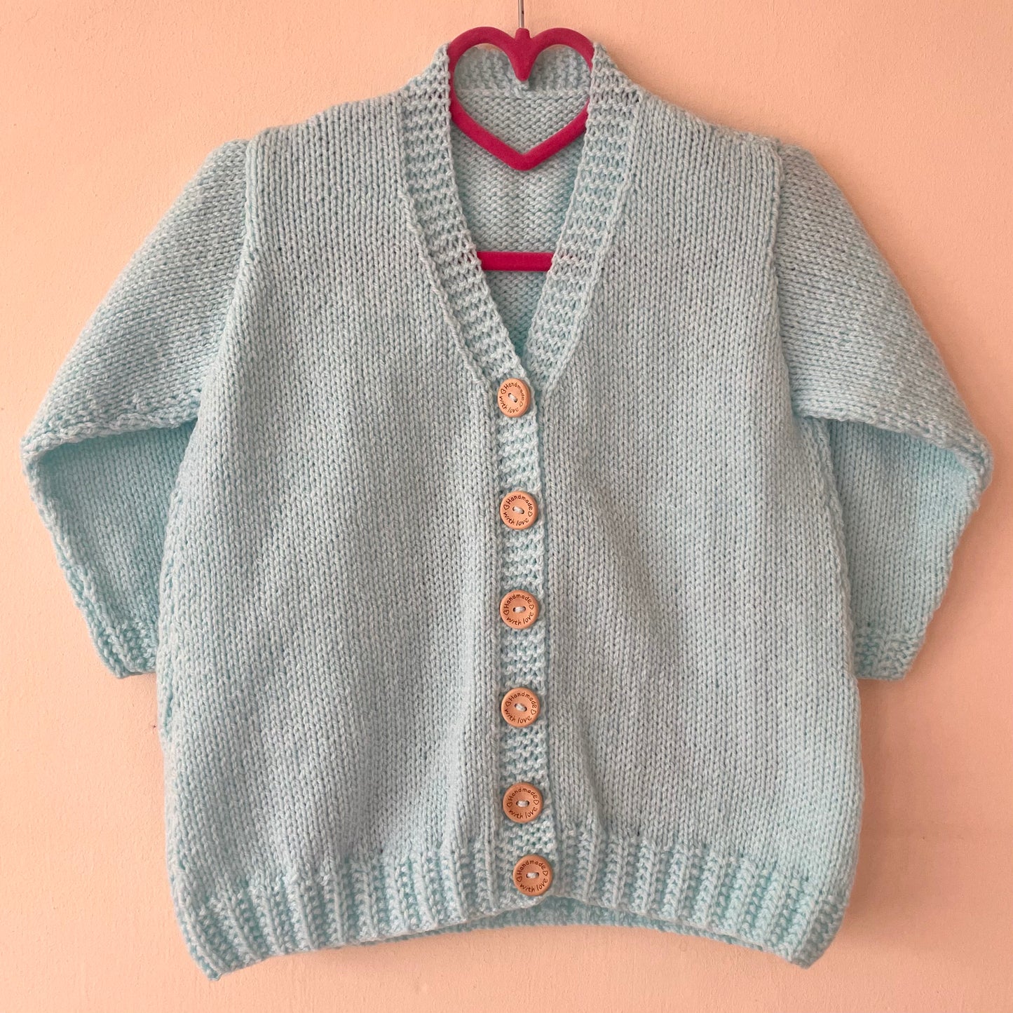 "Let's Bake Magic” Handmade Cardigan Size Approx 2.5-3.5 Years