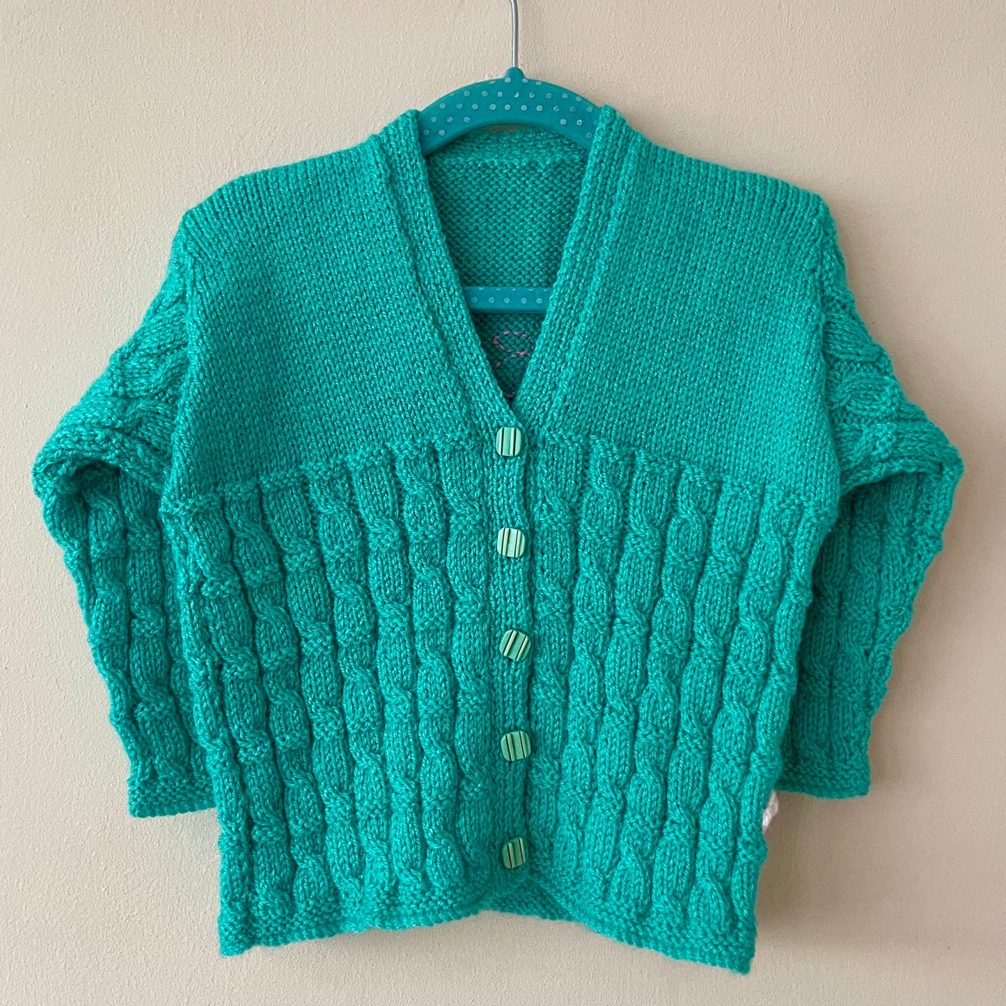 "Blossom” Handmade Cardigan Size Approx 2-3 Years