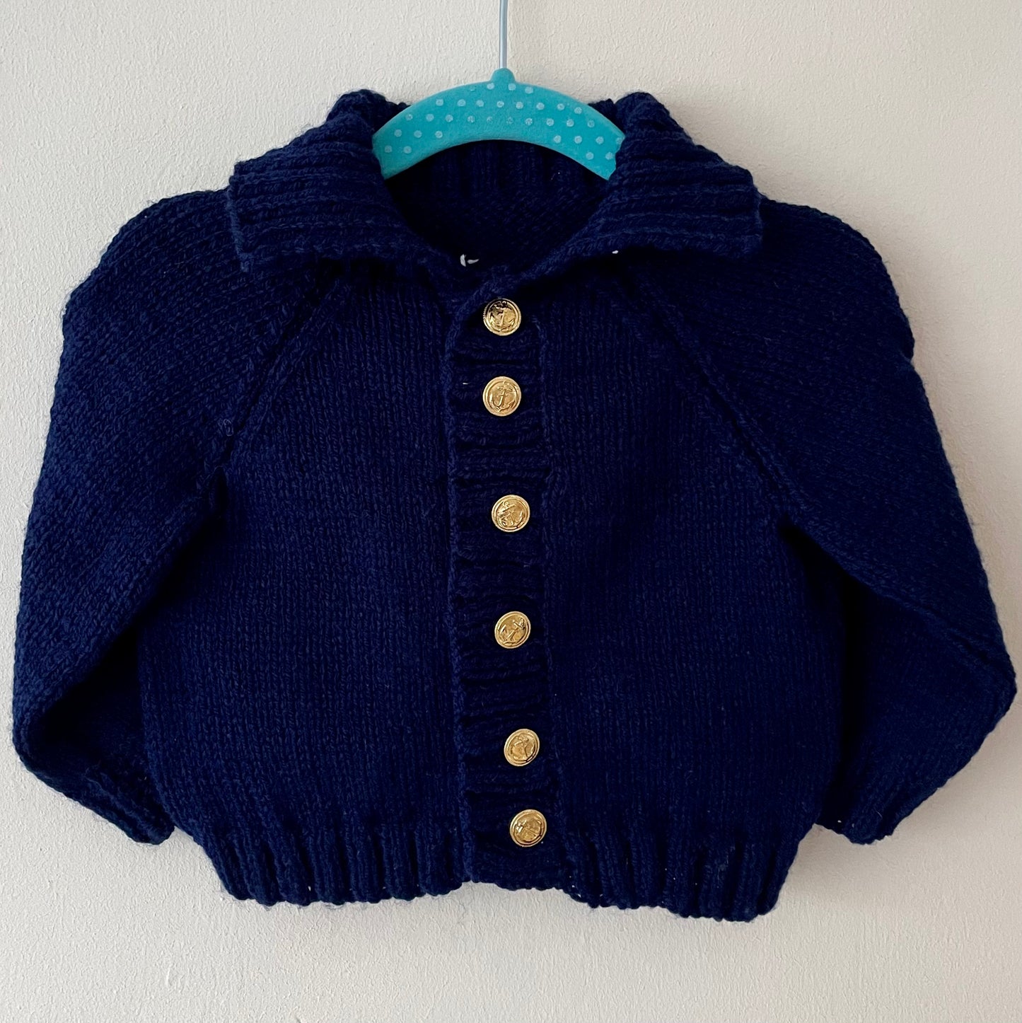 “Twinkle Twinkle” Handmade Star Cardigan Size Approx 6-12 Months
