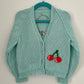 "Cherry Sweet” Handmade Cardigan Size Approx 2-3 Years