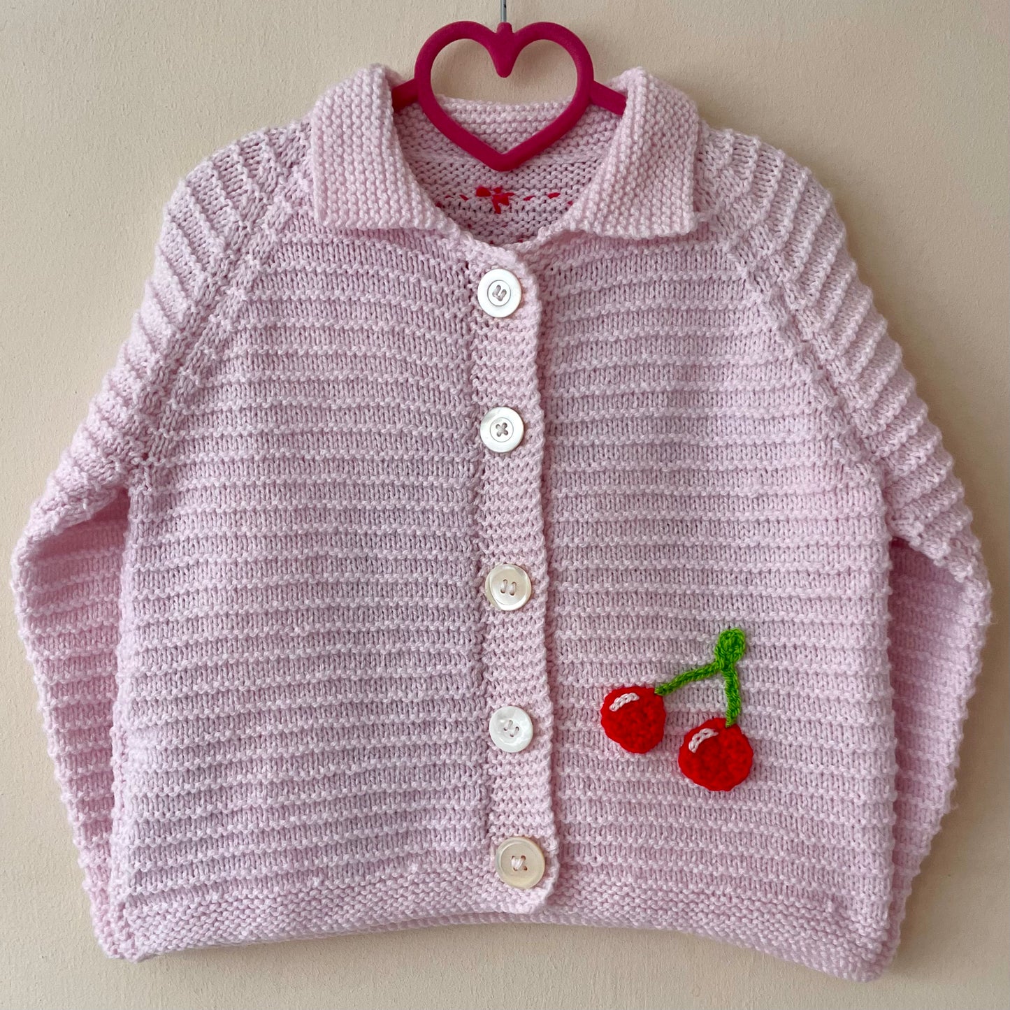 "Tutti Frutti” Handmade Cardigan Size Approx 2.5-3.5 Years