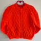 “Too Cute to Spook” Ghost Handmade Cardigan Size Approx 3-4 Years