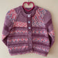 “Flower Power” Handmade Cardigan Size Approx 2-3 Years