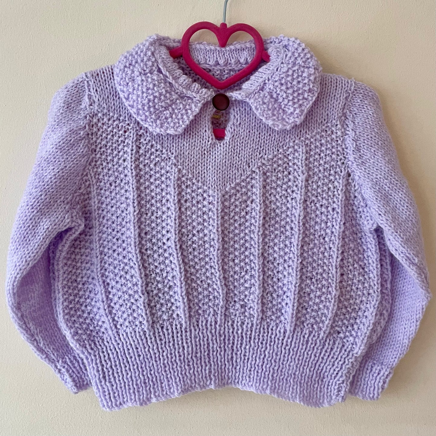 "Bloom” Handmade Jumper Size Approx 2-3 Years