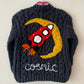 "Cosmic” Handmade Cardigan Size Approx 3-4 Years