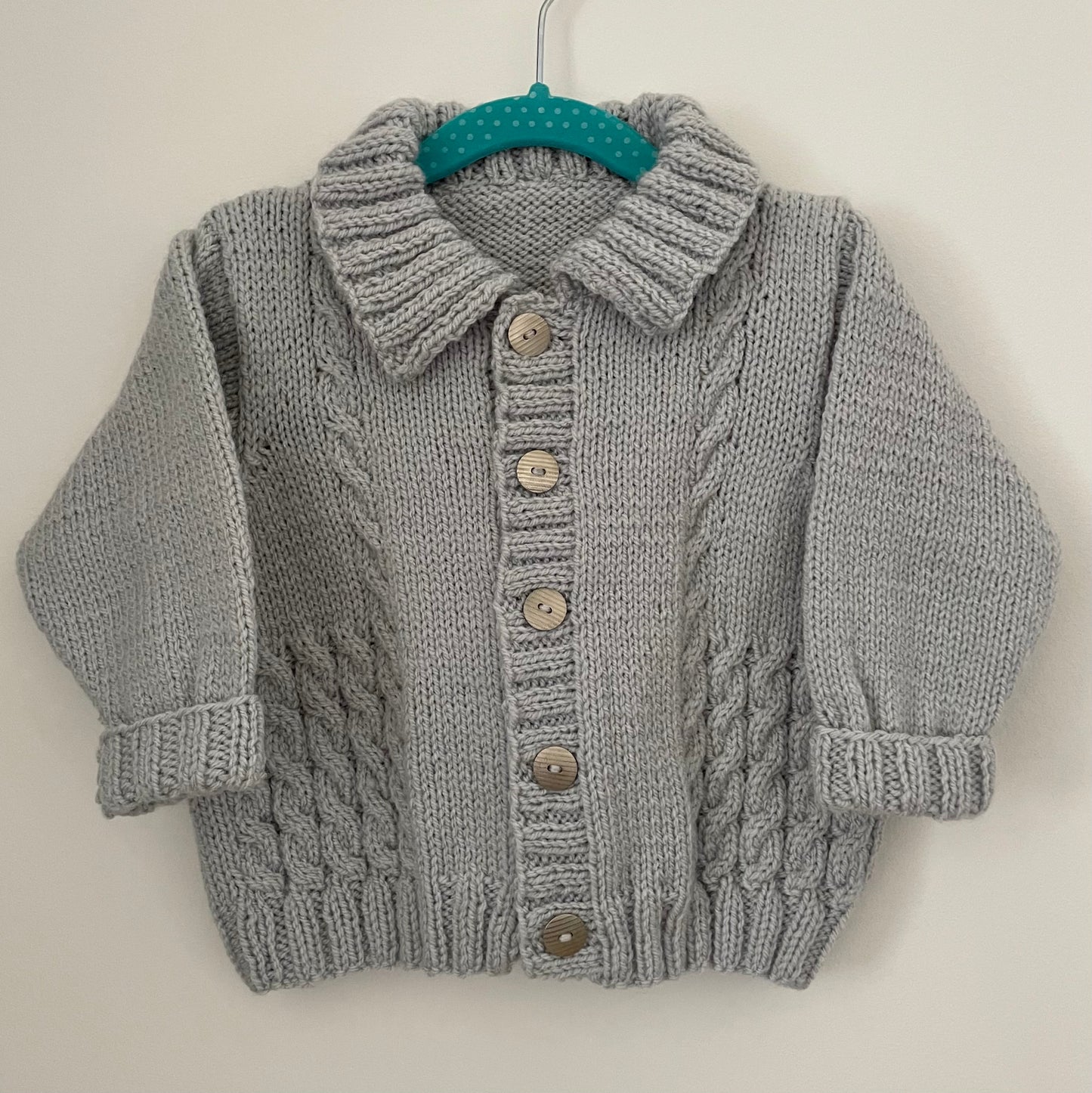 "Hot Dog” Handmade Cardigan Size Approx 2-3 Years