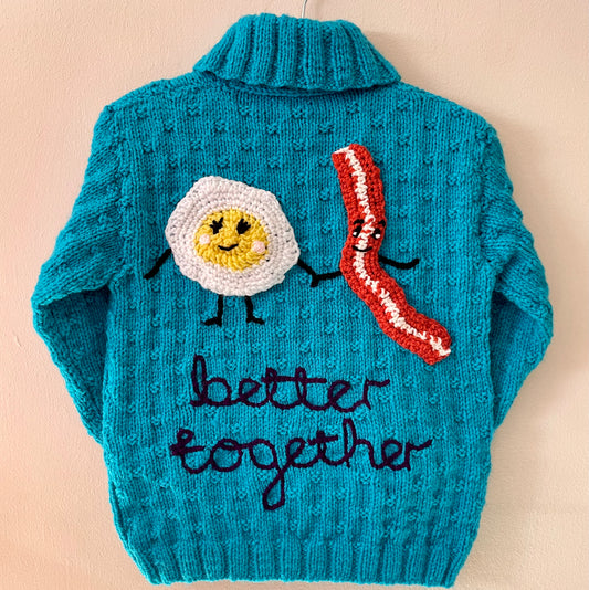 "Better Together” Handmade Jumper Size Approx 3-4 Years