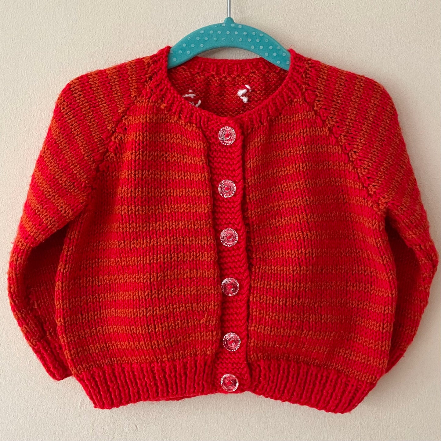 🎄Day 5🎄“Run Run” Handmade Gingerbread Man Cardigan Size Approx 1-2 Years