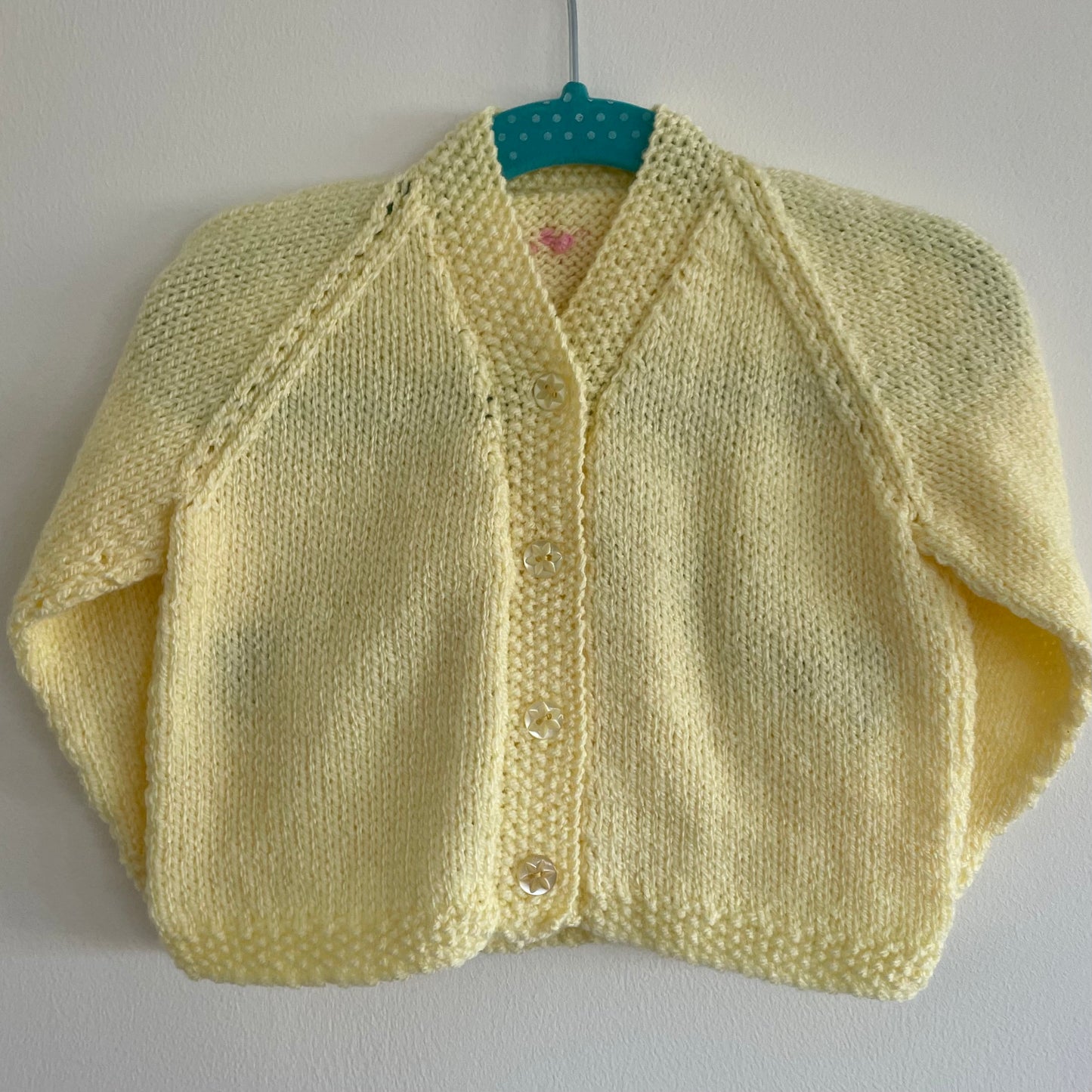 “PARTY TIME” Birthday Handmade Cardigan Size Approx 12-18 months
