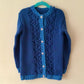“Tis' The Season” Christmas Handmade Robin Cardigan Size Approx 4-5 Years