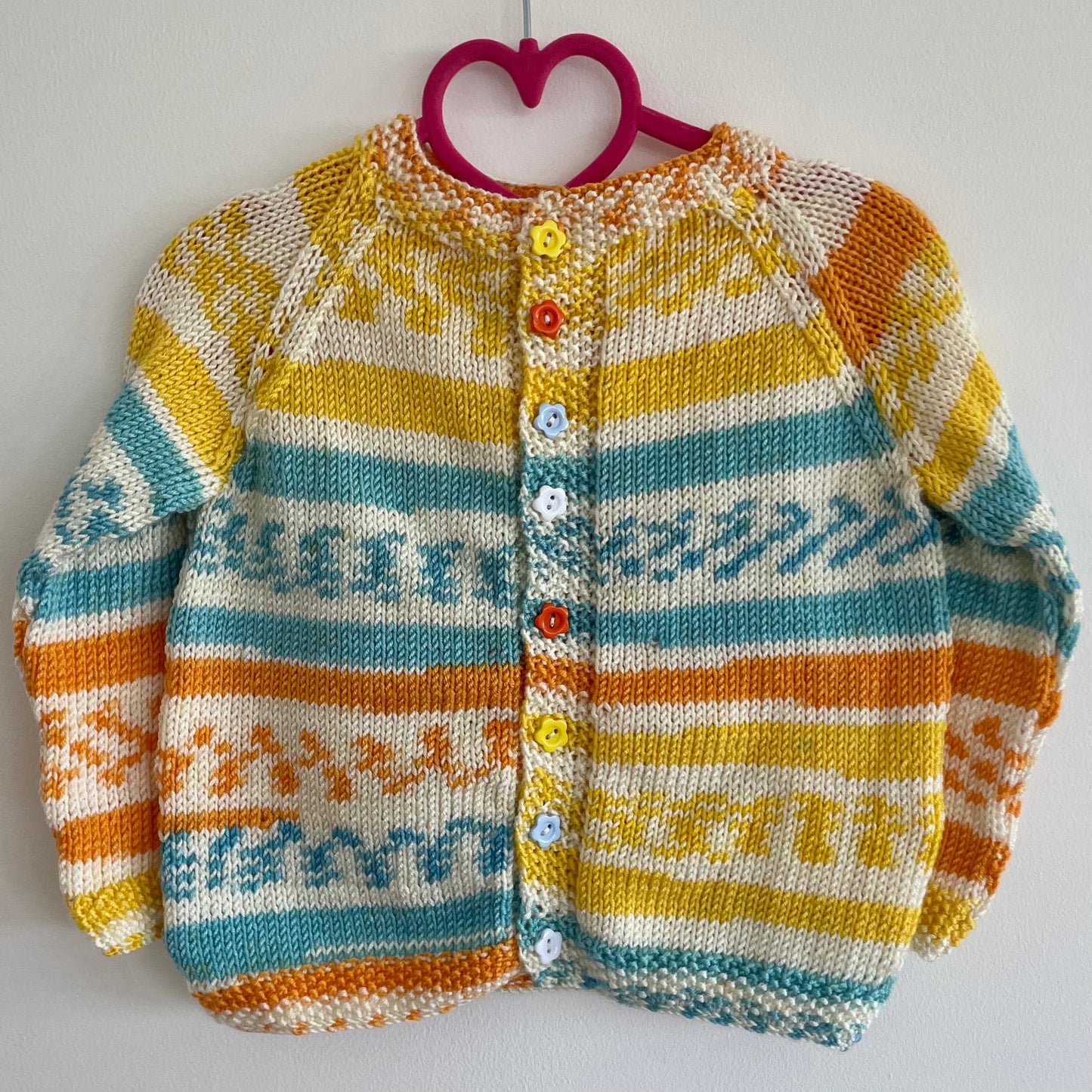 “By The Sea” Beach Handmade Cardigan Size Approx 2-3 Years