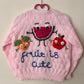“Fruit Is Cute” Handmade Cardigan Size Approx 4-5 Years
