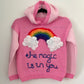 “The Magic Is In You” Handmade Hooded Jumper Size Approx 6-8 Years