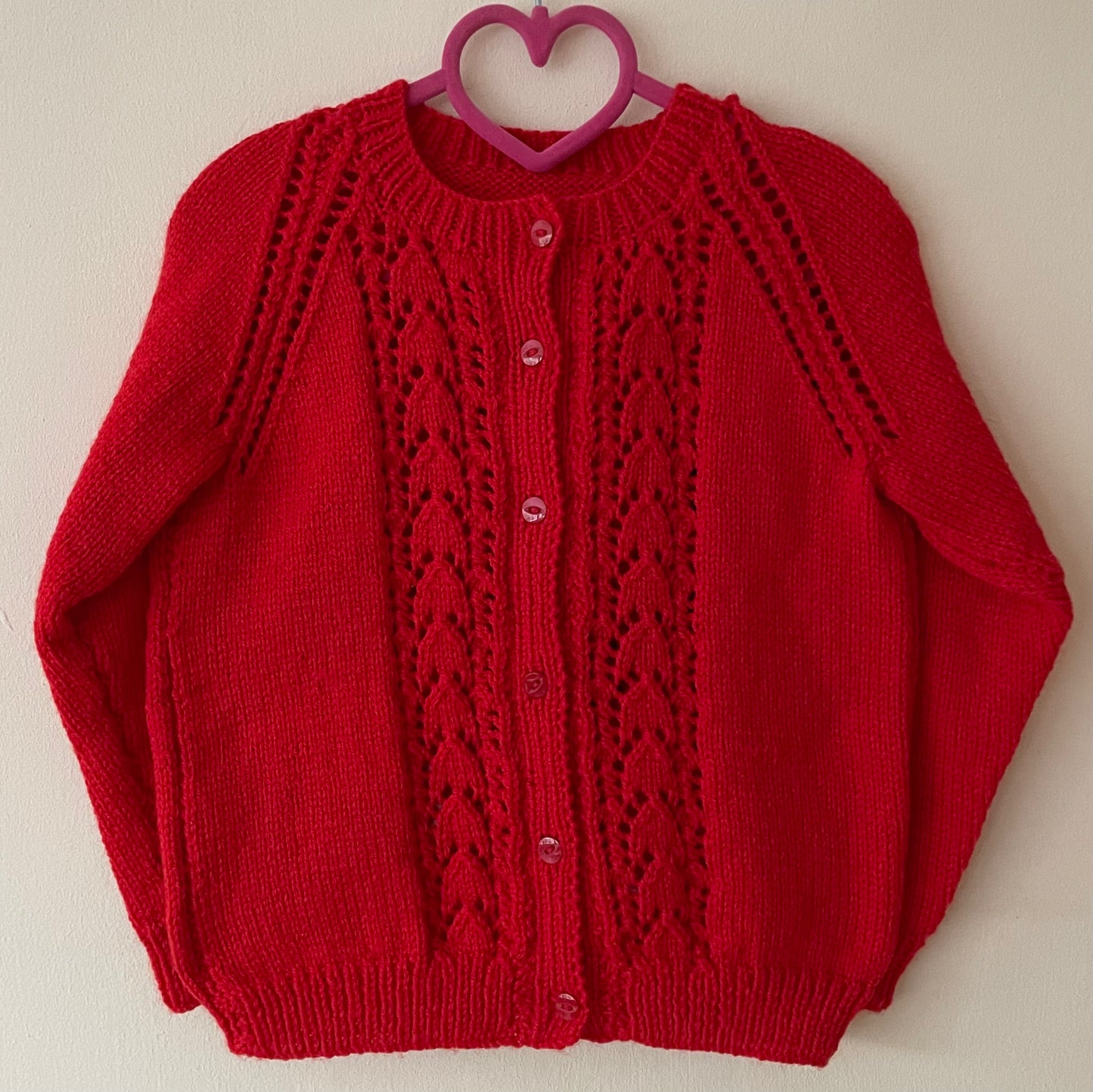 “Let It Snow” Handmade Christmas Cardigan Size Approx 3-4 Years
