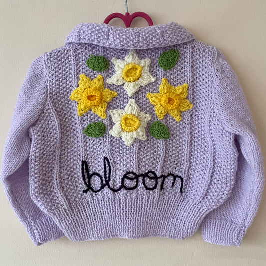 "Bloom” Handmade Jumper Size Approx 2-3 Years