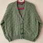 “Little Wizards Club” Halloween Handmade Cardigan Size Approx 5-7 Years