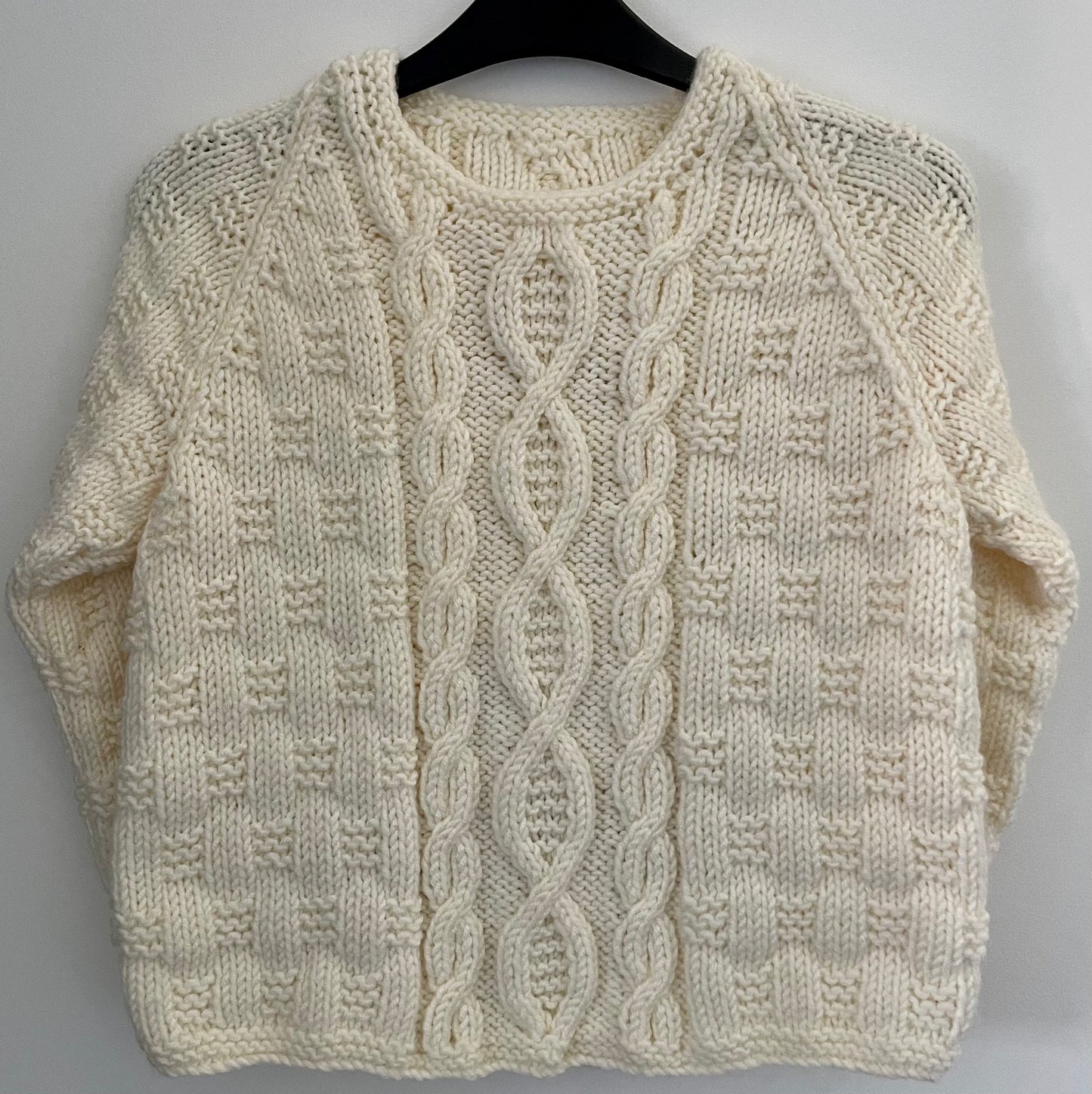 “Hot Chocolate Club” Handmade Jumper Size Approx 6-7 Years