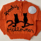 “Spooky Halloween” Handmade Jumper Size Approx 2-3 Years