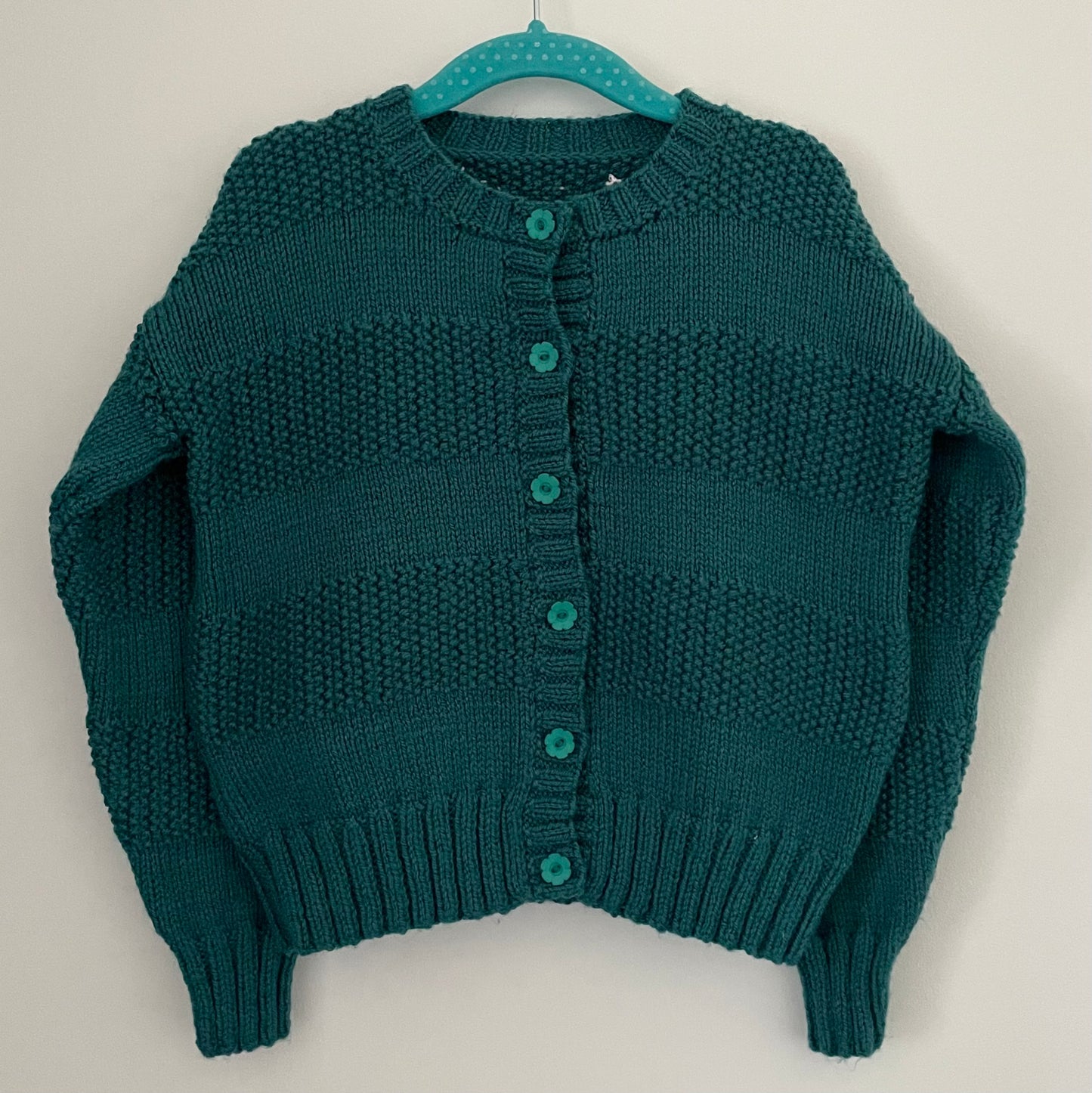 “Pigs in Blankets” Christmas Handmade Cardigan Size Approx 3-5 Years