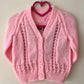"Party Time” Handmade Cardigan Size Approx 1-2 Years