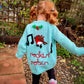 “Rockin' Robin” Christmas Handmade Cardigan Size Approx 5-7 Years