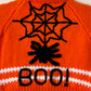 “BOO!” Spider & Web Handmade Cardigan Size Approx 1-2 Years