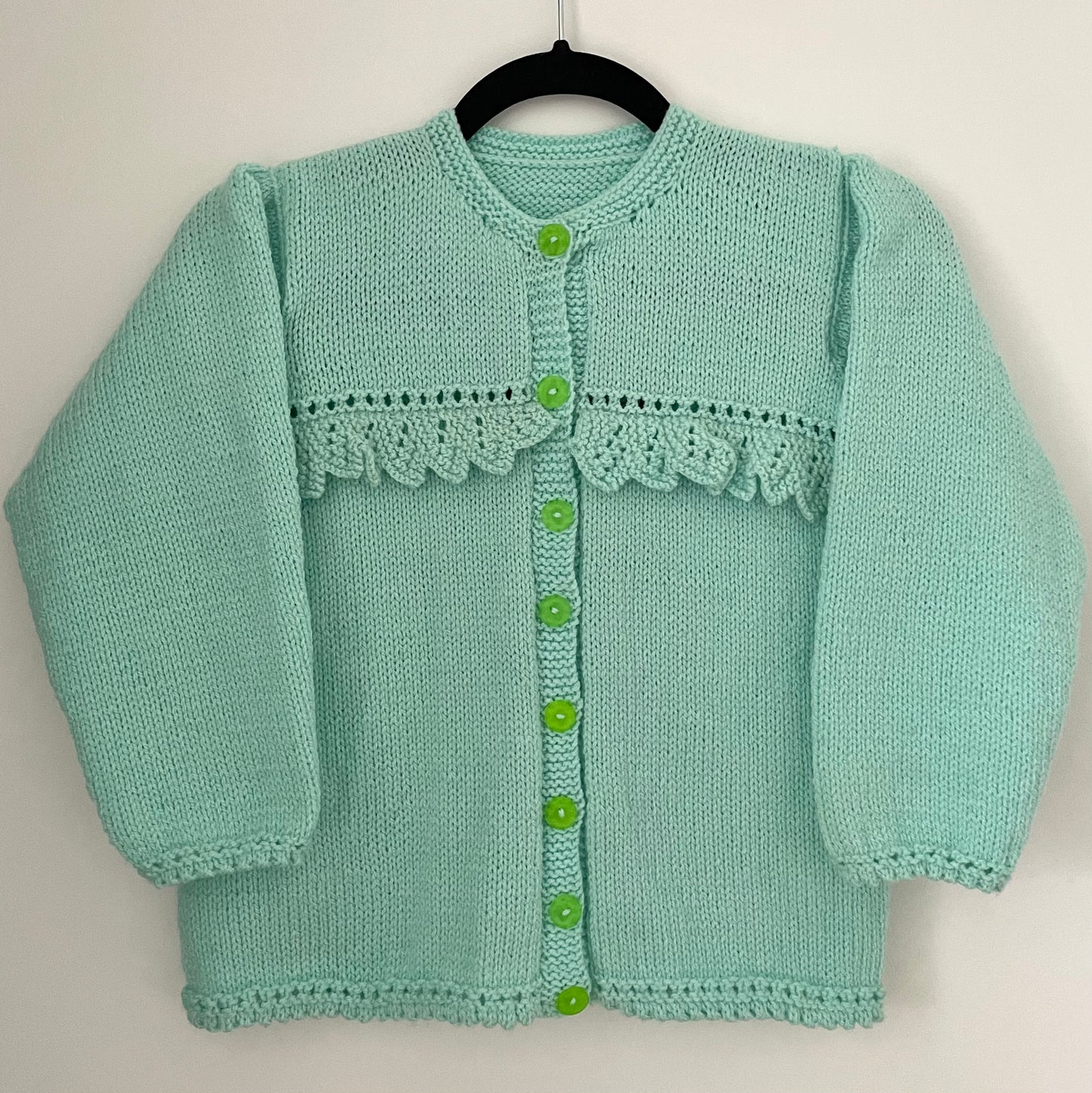 “Ice Cream Club” Handmade Cardigan Size Approx 6-8 Years